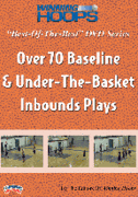 Many DVDs of basketball plays at the Coach's Clipboard Basketball DVD Store