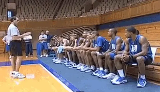 Duke Coach Mike Krzyzewski