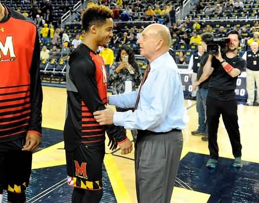 Dick Vitale and player