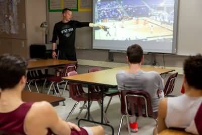 watching game film